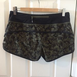 Lululemon speed shorts